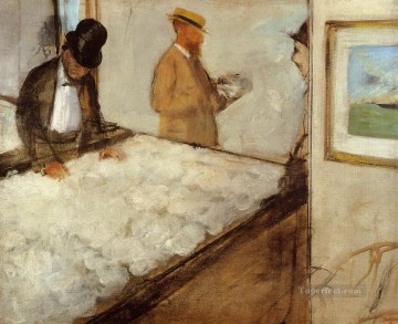 Edgar Degas Painting - Comerciantes de algodón en Nueva Orleans 1873 Edgar Degas